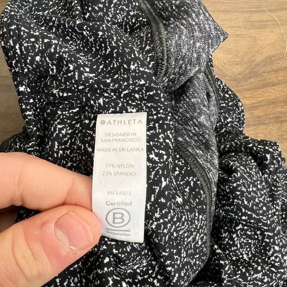 Athleta lightning static 7/8 tight women’s size small petite blue - Picture 5 of 7